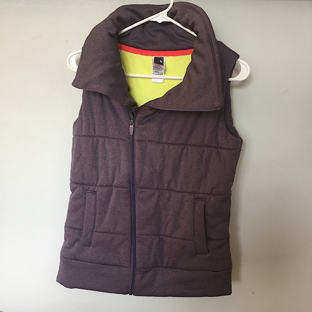 North Face puffer asymmetrical vest XS
